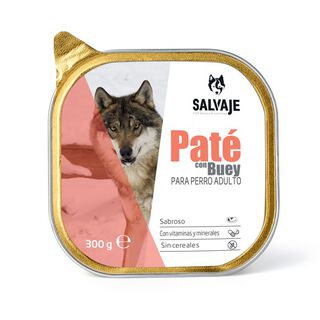 Salvaje Adulto Boi em Patê terrina para cães