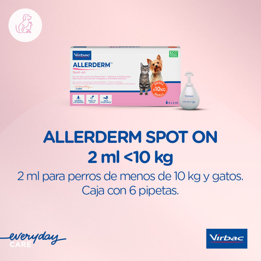 Virbac Allerderm Pipetas dermatol&oacute;gicas Allerderm Spot-On para c&atilde;es e gatos, , large Imagem n&uacute;mero 8