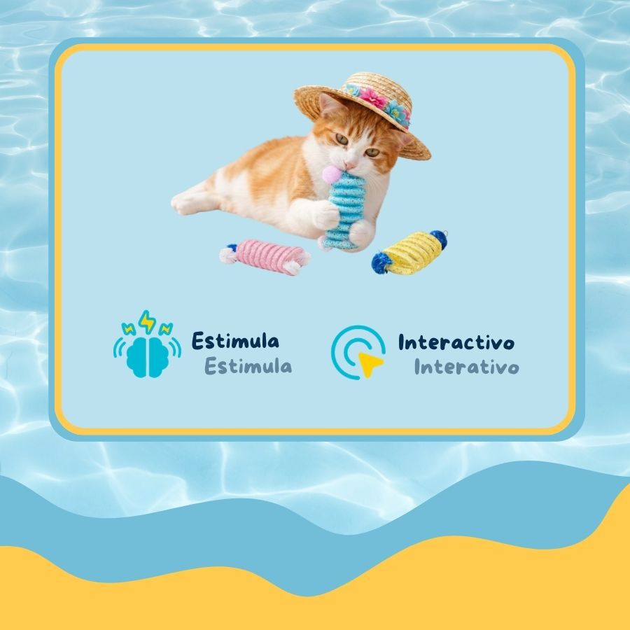 Summer Vibes Cat Spring x3 Brinquedos Interativos para gatos, , large Imagem n&uacute;mero 3