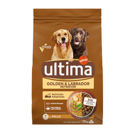 Ultima Golden & Labrador Retriever com Frango ra&ccedil;&atilde;o para c&atilde;es