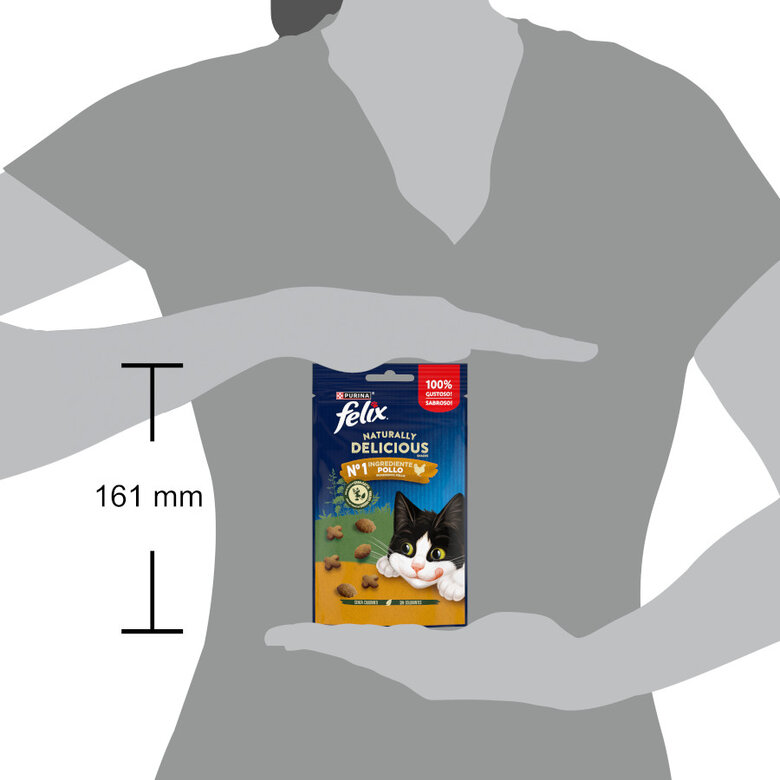 50 g Félix Snacks Naturally Delicious de Frango para Gatos,  Imagem número 2 50 g Félix Snacks Naturally Delicious de Frango para Gatos, , large Imagem número 2