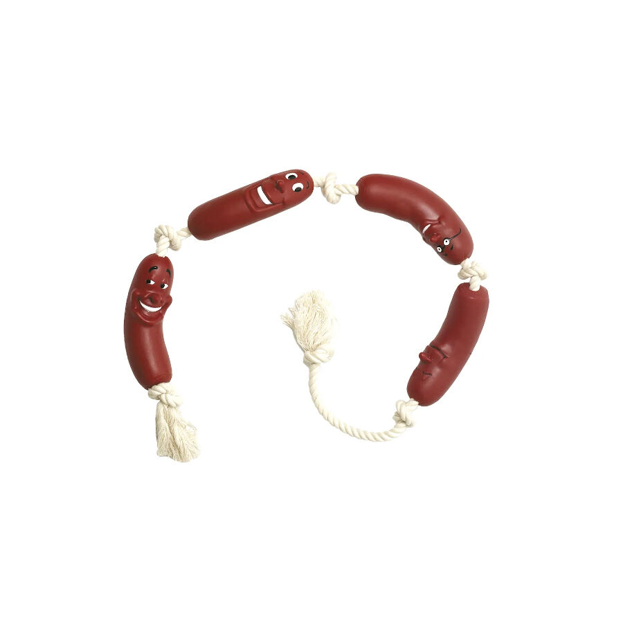 Flamingo Brinquedo Salsichas com corda para c&atilde;es, , large Imagem n&uacute;mero 1
