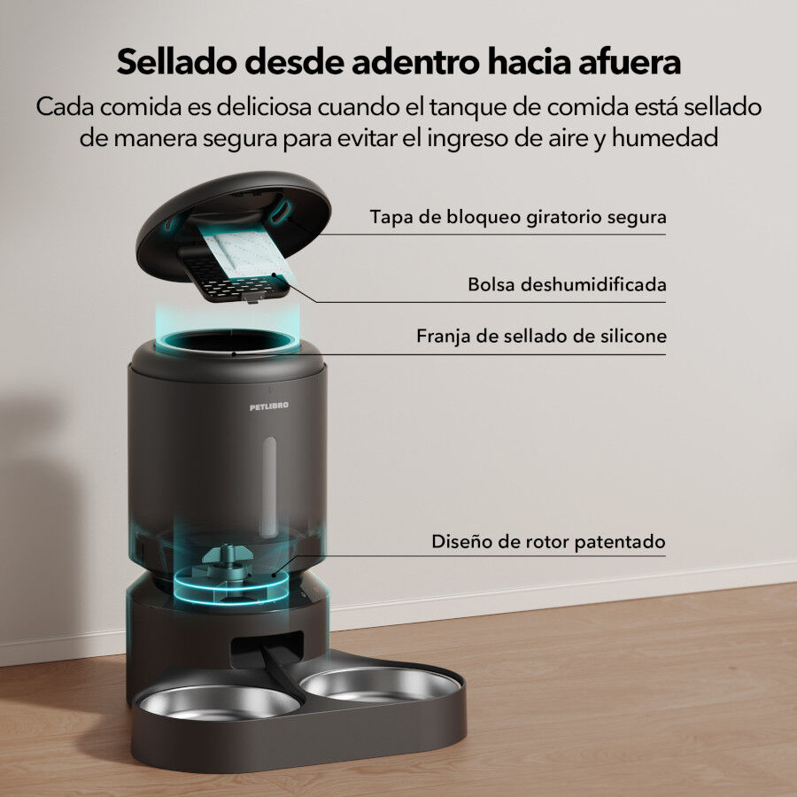 Petlibro Granary Comedouro Autom&aacute;tico com Dupla Bandeja para c&atilde;es e gatos, , large Imagem n&uacute;mero 7