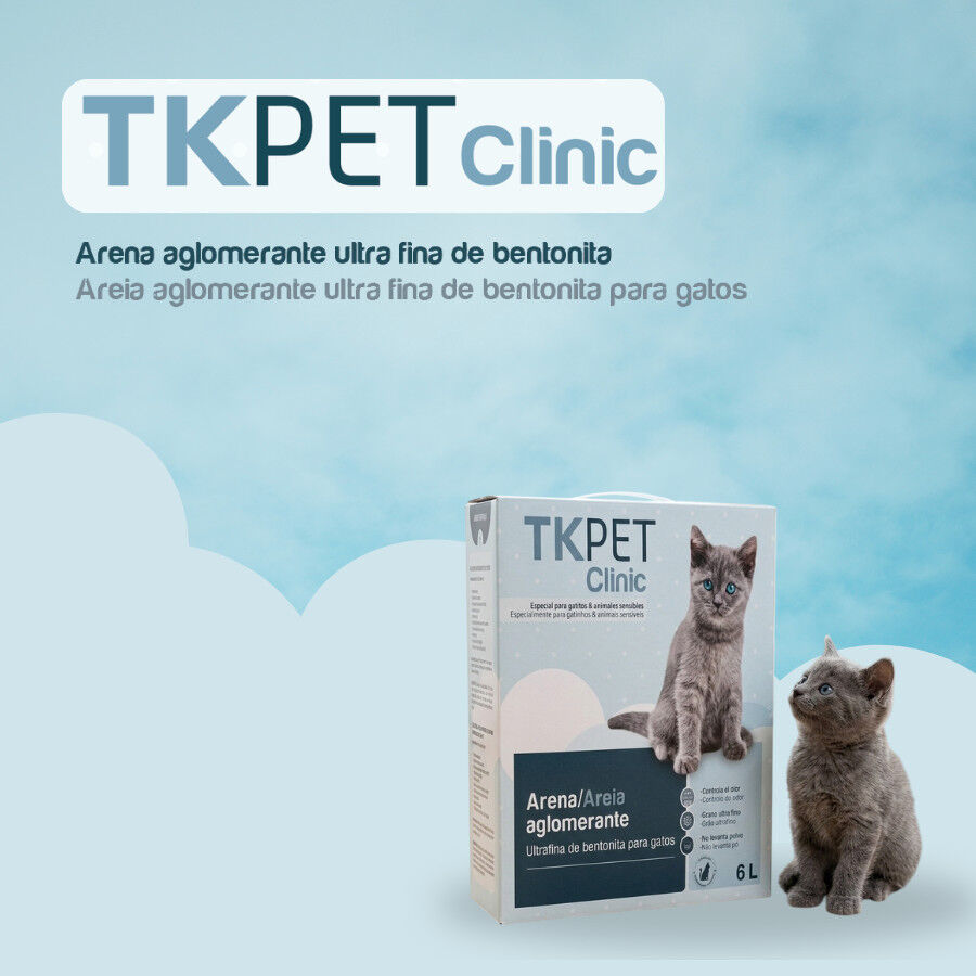 6 L TK-Pet Clinic Areia Ultrafina para gatos, , large Imagem n&uacute;mero 5
