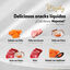 6 saquetas x 15 g Majesty Snack L&iacute;quido de Atum para gatos, , large Indicador imagem n&uacute;mero 3