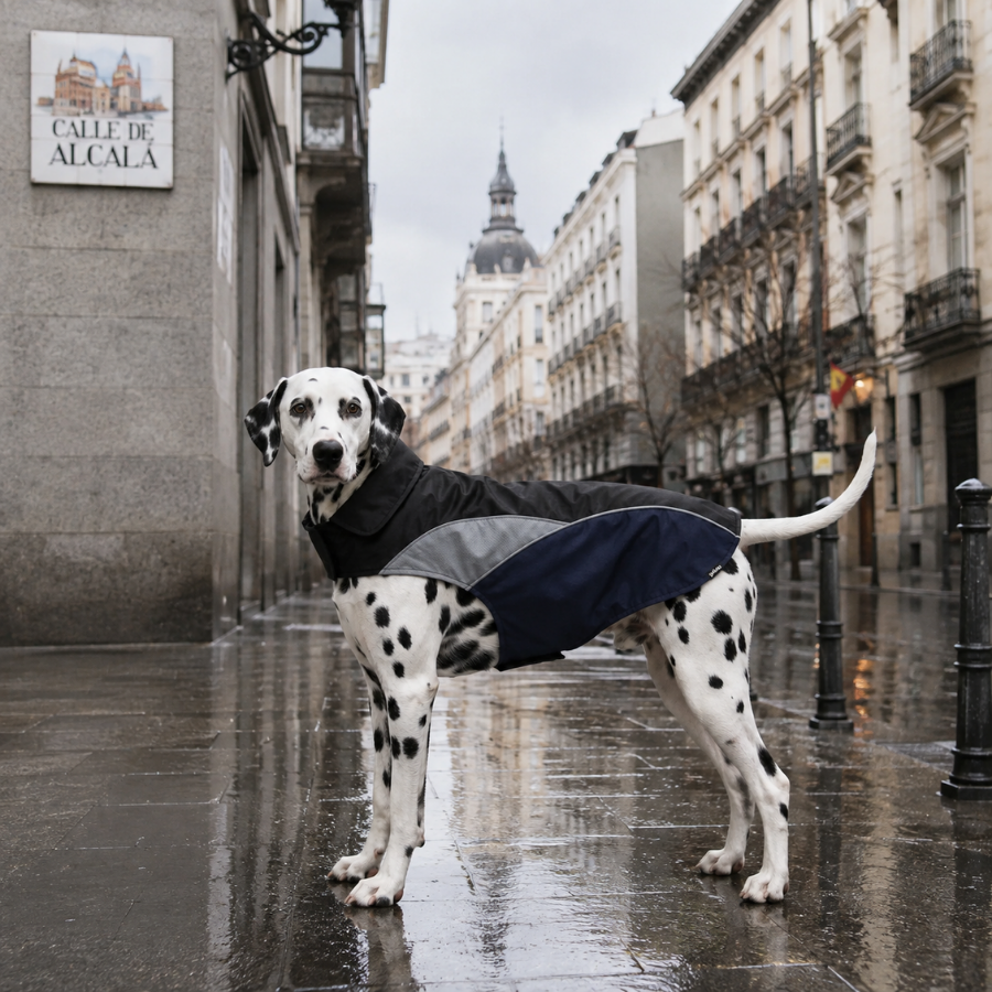 Gotoo Capa de Chuva Refletora Azul-Acinzentada para c&atilde;es, , large Imagem n&uacute;mero 1