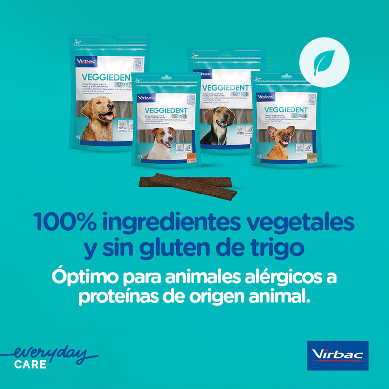 15 sticks Virbac Snacks Dentários Veggiedent Fresh para cães de raça grande,  Imagem número 11 15 sticks Virbac Snacks Dentários Veggiedent Fresh para cães de raça grande, , large Imagem número 11