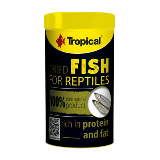 Comida para répteis de peixe seco tropical