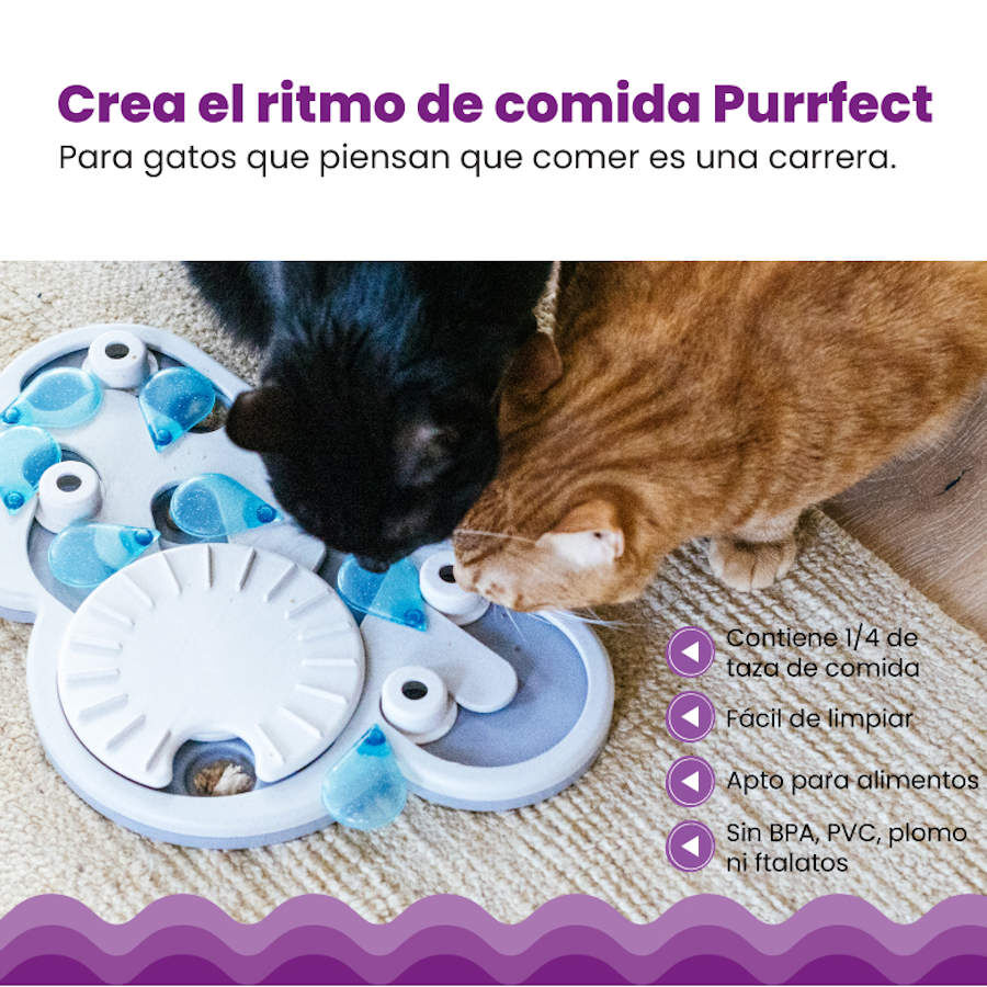 Catstages Nina Ottosson Puzzle & Play Rainy Day Brinquedo de Intelig&ecirc;ncia para gatos, , large Imagem n&uacute;mero 6