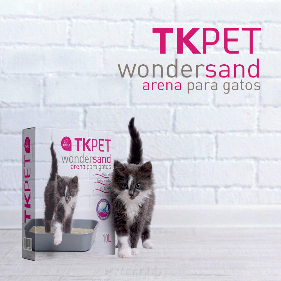 10 L TK-Pet Litter Wondersand Areia Natural para gatos, , large Imagem n&uacute;mero 5