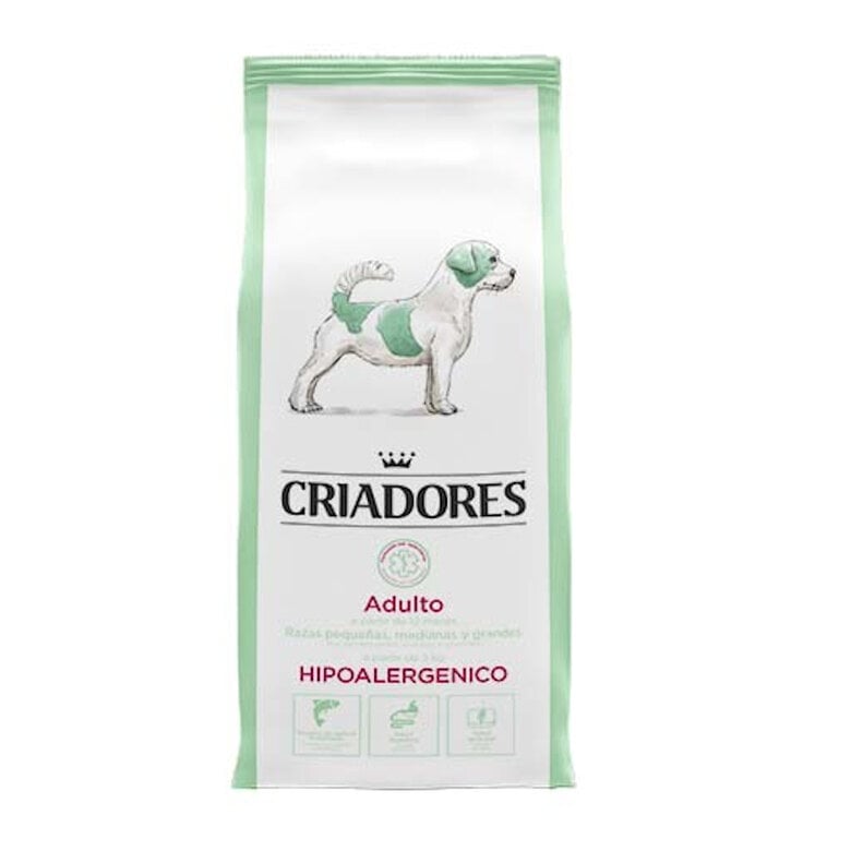 12 kg Criadores Dietetic Hipoalergénico Adulto ração para cães,  Imagem número 1 12 kg Criadores Dietetic Hipoalergénico Adulto ração para cães, , large Imagem número 1