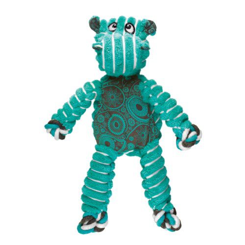 Kong Knots hipop&oacute;tamo peluche para perros. Imagem n&uacute;mero 1