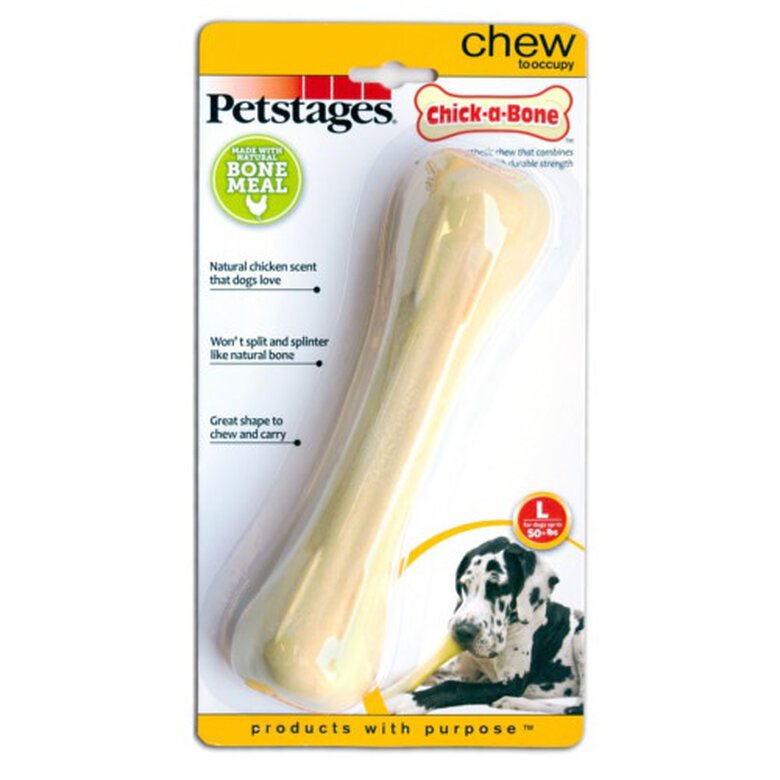 Petstages Chick-a-Bone hueso mordedor para perros image number null