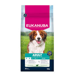 Eukanuba Adult Ra&ccedil;&atilde;o de cordeiro e arroz para c&atilde;es de ra&ccedil;a pequena e m&eacute;dia