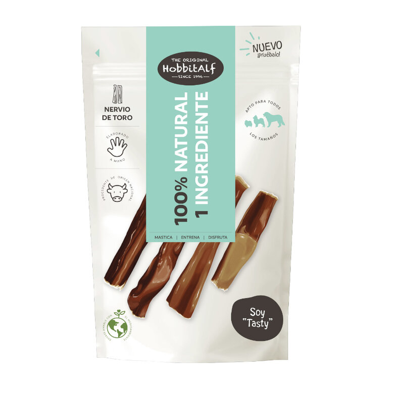 100 g Hobbitalf Nervos de Touro para cães,  Imagem número 1 100 g Hobbitalf Nervos de Touro para cães, , large Imagem número 1