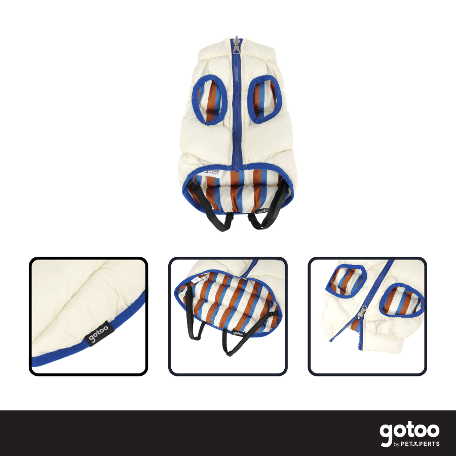 Goto Casaco Acolchoado Revers&iacute;vel para c&atilde;es, , large Imagem n&uacute;mero 3