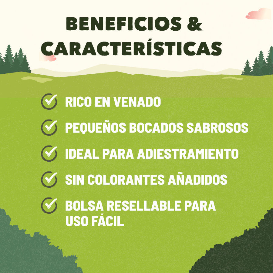 115 g Adventuros Training Snacks de Veado para c&atilde;es, , large Imagem n&uacute;mero 3