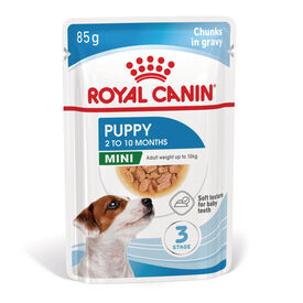 Royal Canin Mini Puppy alimento húmido em molho saquetas para cães
