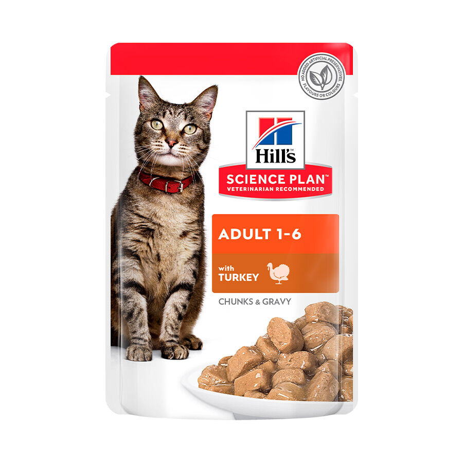 85 g Hill's Adult Science Plan Peru saqueta para gatos, , large Imagem n&uacute;mero 1