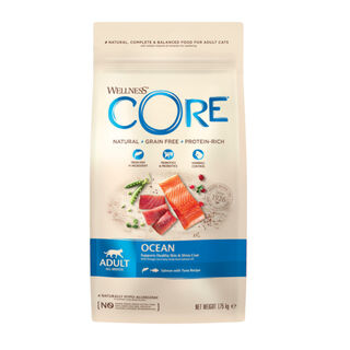 Wellness Core Adult Ocean Salmão e Atum ração para gatos