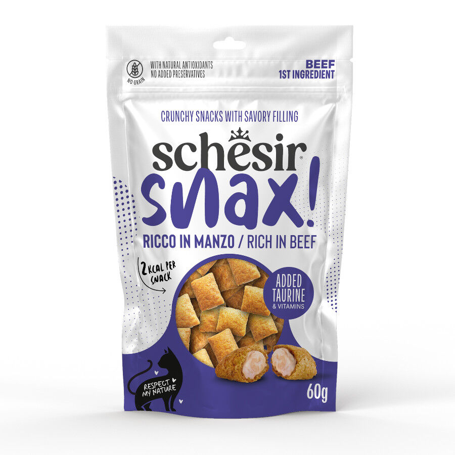 Schesir Snax! Vitela Snacks para gatos, , large Imagem n&uacute;mero 1