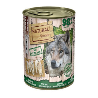 Natural Greatness Monoproteico Cordeiro Lata para cães