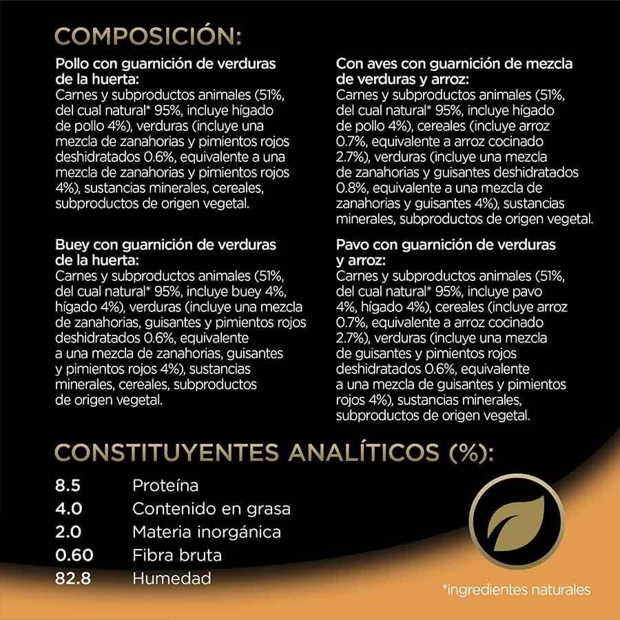 4 terrinas x 150 g Cesar Recetas da horta Terrina em Pat&ecirc; e Geleia para C&atilde;es - Multipack, , large Imagem n&uacute;mero 3