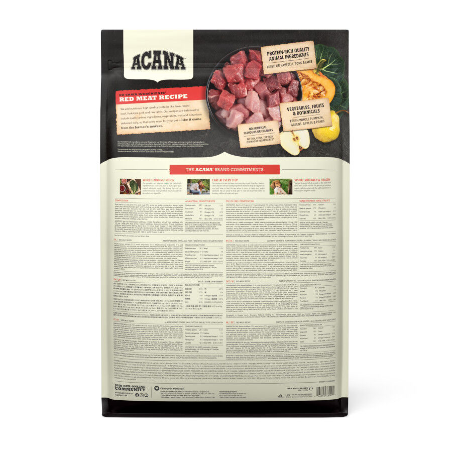 6 kg Acana Red Meat ra&ccedil;&atilde;o para c&atilde;es, , large Imagem n&uacute;mero 9