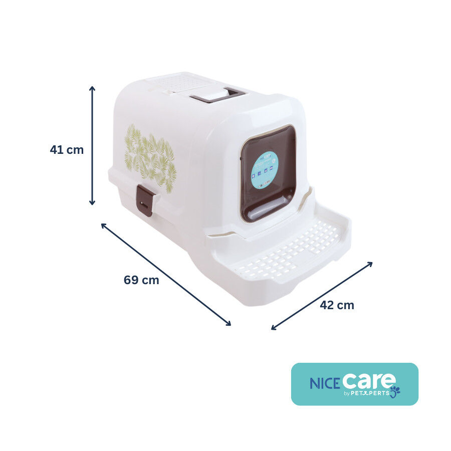 Nice Care Caixa de Areia Fechada Bot&acirc;nico para gatos, , large Imagem n&uacute;mero 3