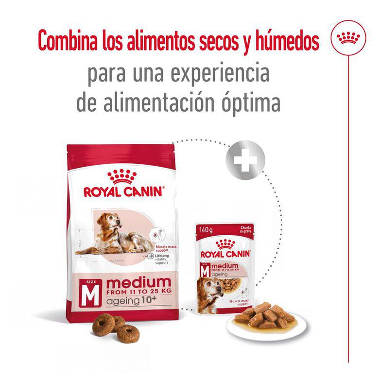 15 kg Royal Canin Medium 10+ Ageing ra&ccedil;&atilde;o para c&atilde;es, , large Imagem n&uacute;mero 10