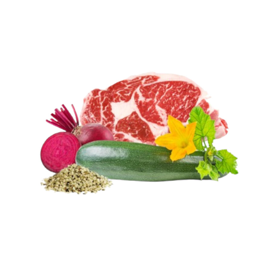 800 g Puro Men&uacute; BARF Maravilha de Vaca comida natural congelada para c&atilde;es, , large Imagem n&uacute;mero 2