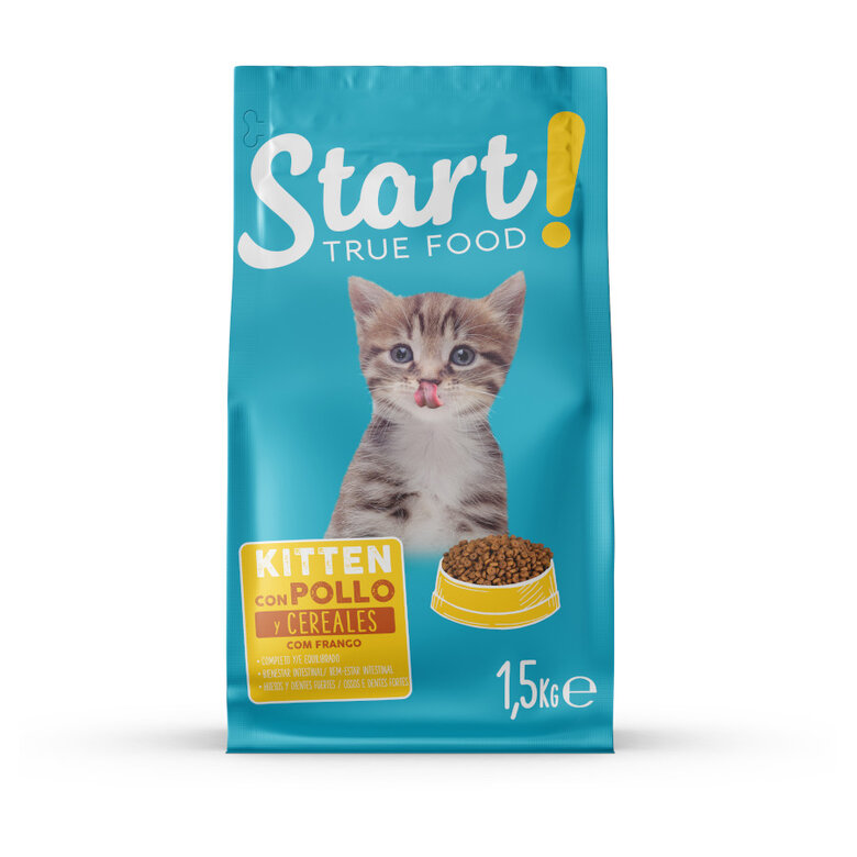 1.5 kg Start Kitten Frango e Cereais ração para gatos,  Imagem número 1 1.5 kg Start Kitten Frango e Cereais ração para gatos, , large Imagem número 1