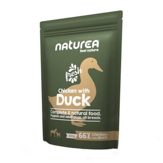 Naturea Frango e Pato saqueta para cães