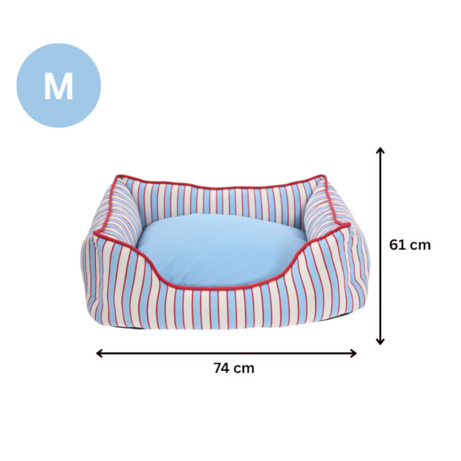 Leeby Cama riscas largas para c&atilde;es, , large Imagem n&uacute;mero 6
