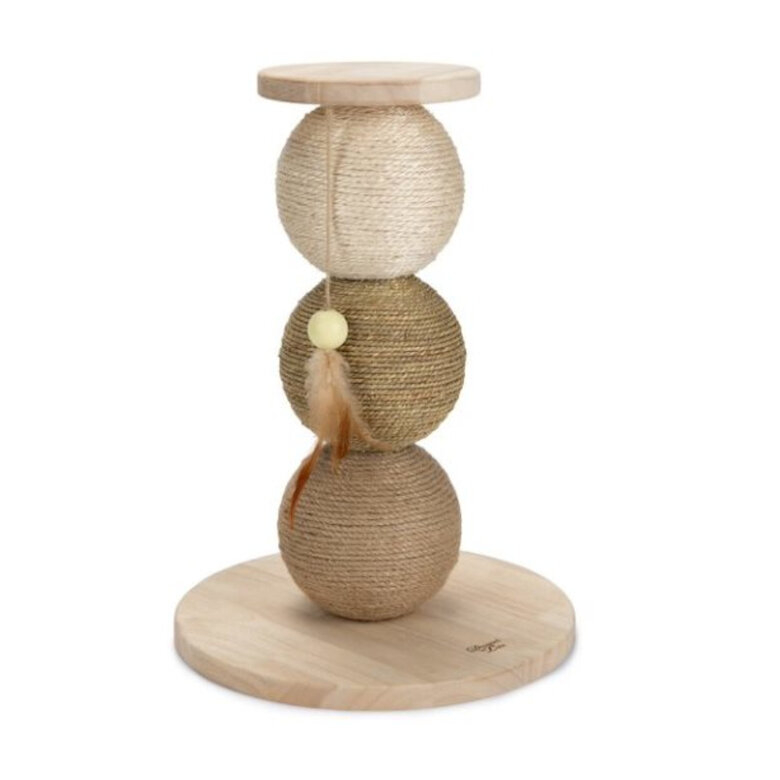 Designed by Lotte Elio Posto Arranhador de Madeira para gatos,  Imagem número 1 Designed by Lotte Elio Posto Arranhador de Madeira para gatos, , large Imagem número 1