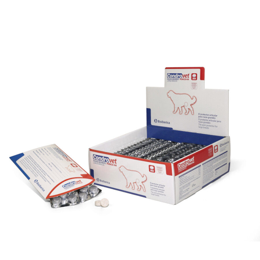 80 comprimidos Bioiberica Condrovet Force Ha Condroprotetor para c&atilde;es de ra&ccedil;as grandes, , large Imagem n&uacute;mero 3