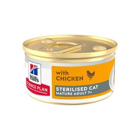 Hill's Science Plan Mature Sterilised Mousse de Frango para gatos