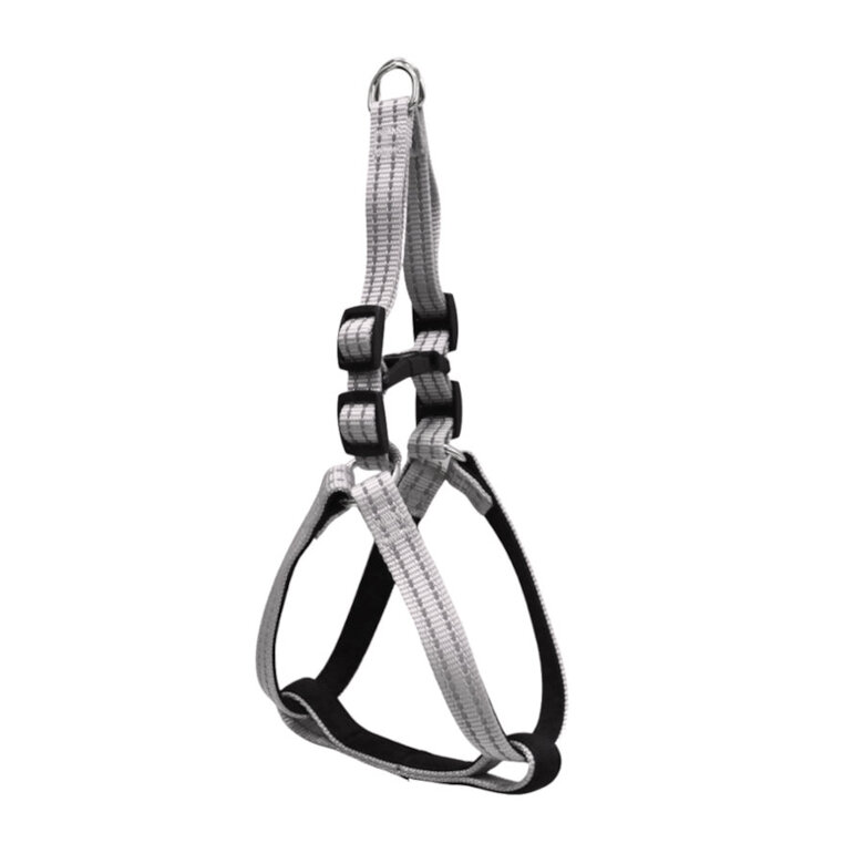 Gotoo Peitoral nylon cinza reflexivo para cães,  Imagem número 1 Gotoo Peitoral nylon cinza reflexivo para cães, , large Imagem número 1