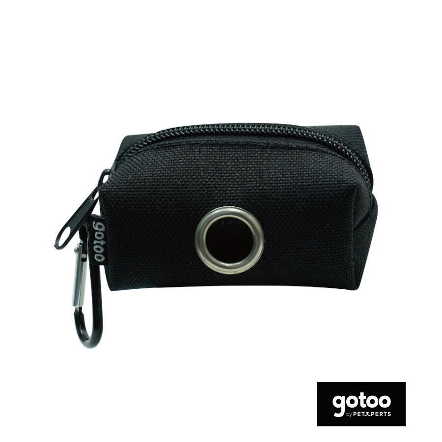 Gotoo porta-sacos preto para c&atilde;es, , large Imagem n&uacute;mero 2
