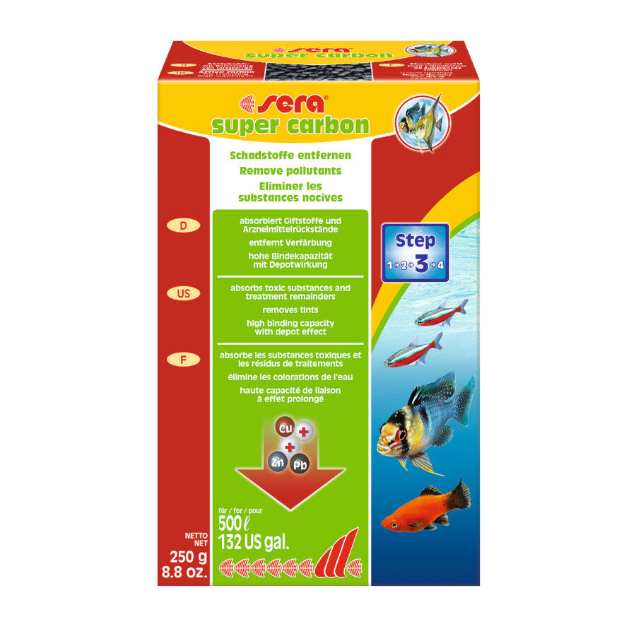 Sera Super Carbon material de filtrado Imagem n&uacute;mero 1
