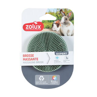 Escova de massagem de borracha Zolux para roedores