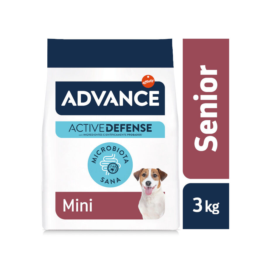 3 kg Advance Active Defense Senior Mini +8 Frango e Arroz ra&ccedil;&atilde;o para c&atilde;es, , large Imagem n&uacute;mero 2