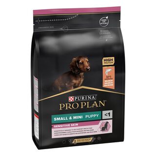 Pro Plan Puppy Small & Mini OptiDerma Salmão ração