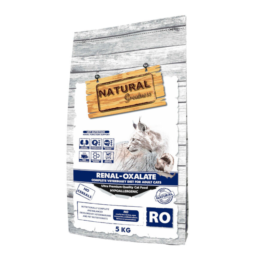 Natural Greatness Renal-Oxalate Ra&ccedil;&atilde;o Renal para gatos, , large Imagem n&uacute;mero 1