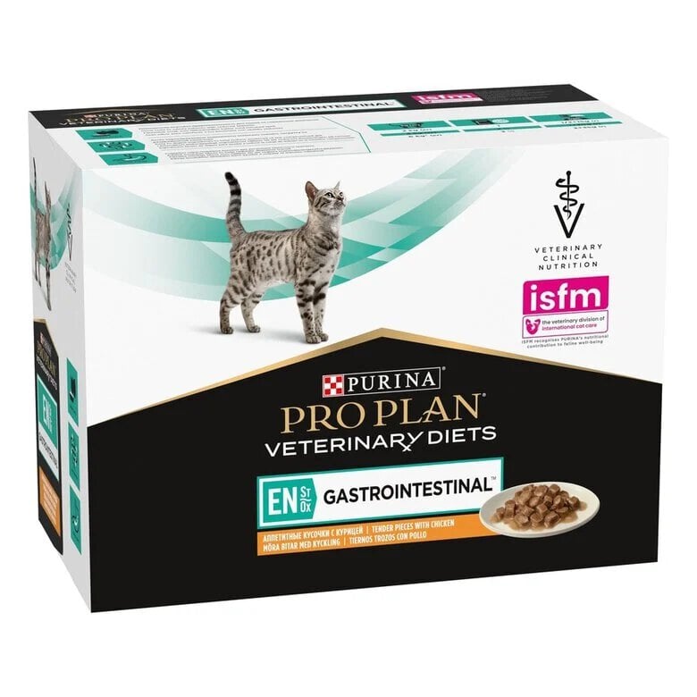 10 x 85 g Pro Plan Veterinary Diets Gastrointestinal Alimento húmido em saqueta para gatos,  Imagem número 1 10 x 85 g Pro Plan Veterinary Diets Gastrointestinal Alimento húmido em saqueta para gatos, , large Imagem número 1