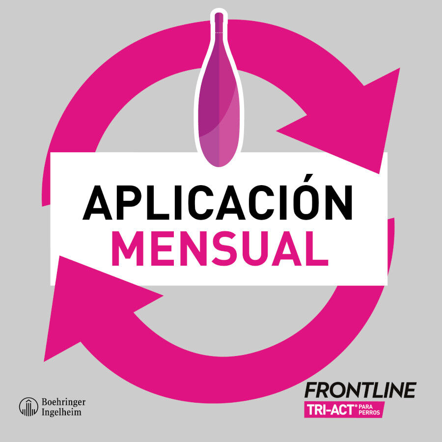 Frontline Tri-Act Pipetas Antiparasit&aacute;rias para c&atilde;es, , large Imagem n&uacute;mero 4