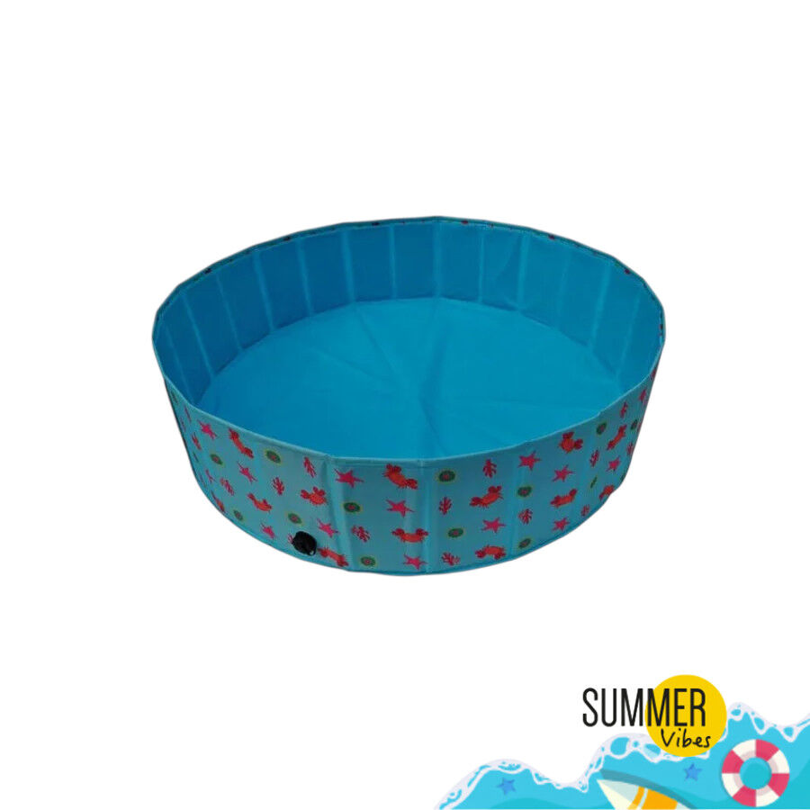 Summer Vibes Dog Pool Funny Piscina para c&atilde;es, , large Imagem n&uacute;mero 2