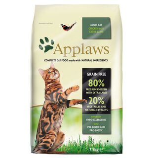 Applaws Adult ração com frango e cordeiro para gatos