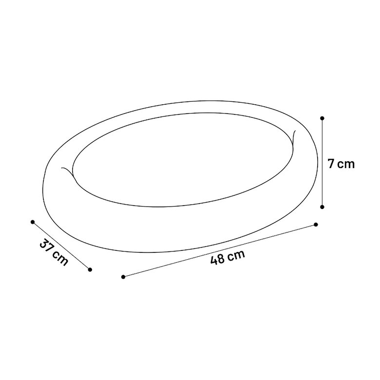 Flamingo Cuddly Plana Cinzenta Cama alcofa para cães,  Imagem número 3 Flamingo Cuddly Plana Cinzenta Cama alcofa para cães, , large Imagem número 3