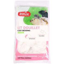 Zolux Soft Bedding Roupa de cama branca para roedores